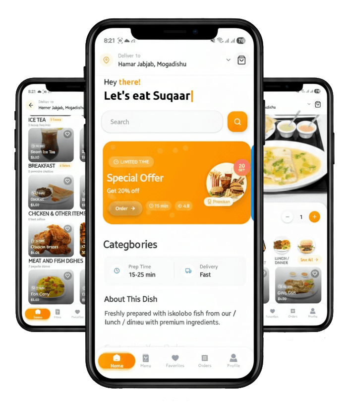 Samira Soomaal App Mockup